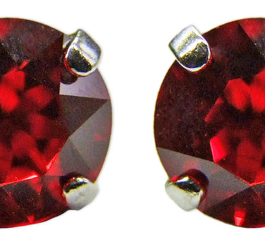 LUISIA® Ohrringe Emily mit Kristallen von Swarovski® 9 mm - Rot