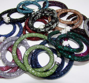 Stardust Armband zweireihig Weiß