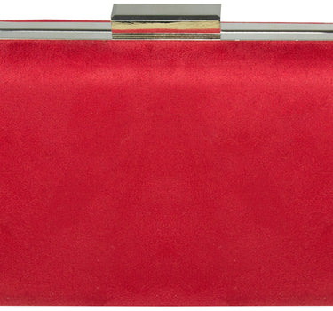 Handtasche mit Hirschstickerei | Clutch Rot