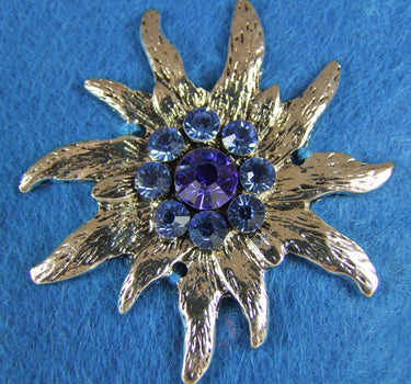 Trachten Handtasche "Shopper" mit Edelweiß | Blau