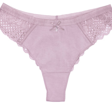 Nina von C. Slip Lambada String mit Strass 1695485 | Mauve