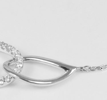 LUISIA Filigranes Damen Armband mit Strass Tropfen - 925 Silber mit Zirkonia