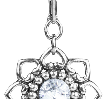 LUISIA Ohrringe Leandra mit Herzblüten - Kristall