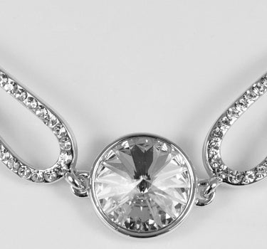 LUISIA Silbernes Damen Armband mit Rivoli Kristall von Swarovski