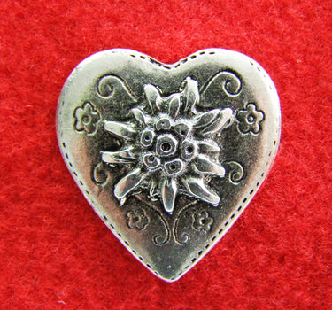 Filz Trachten Handtasche mit Herzapplikation | Rot