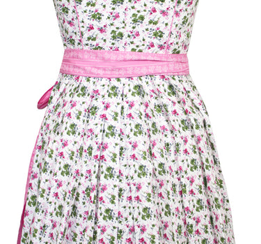 MADDOX Dirndl "Alpach" Traditionell | Creme Rosé 55 cm