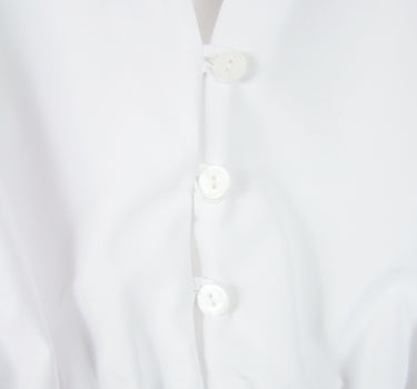 Pierre Marcel Seidige Damen Dirndlbluse Melina mit V-Ausschnitt - Weiß