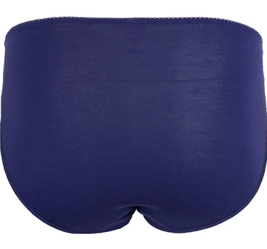 Nina von C. Bikinislip mit Spitze | Lapis Tiefblau