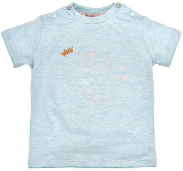 BONDI Baby Kinder T-Shirt "Mom's little love" 86572 - Mint | Kurzarmshirt
