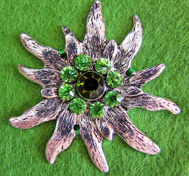 Trachten Handtasche "Shopper" mit Edelweiß | Grün