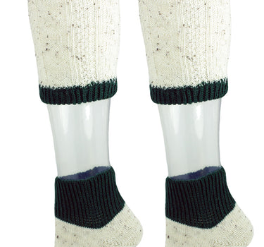 Loferl Trachtensocken für Herren Natur Grün