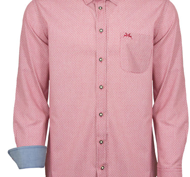 MADDOX Trachtenhemd mit Kentkragen "Milo" - Hemd 40 | Rot