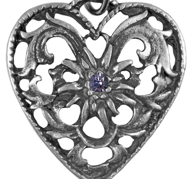 Charivari Kette mit Herz - Flieder