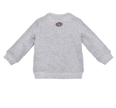 BONDI Jungen Sweatshirt "Frechdachs" 91524 - Grau | Pullover