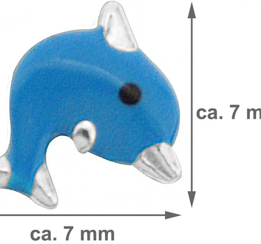 LUISIA Ohrstecker "Delphine blau" E-15580 - 925 Sterling Silber