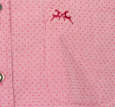 MADDOX Trachtenhemd mit Kentkragen "Milo" - Hemd 40 | Rot