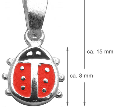 LUISIA Kettenanhänger Marienkäfer - 925 Sterling Silber