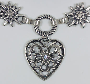 Charivari Kette mit Herz - Hellblau