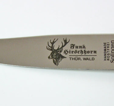 Funk Hirschhorn Trachtenmesser mit Zierfigur | Hirsch