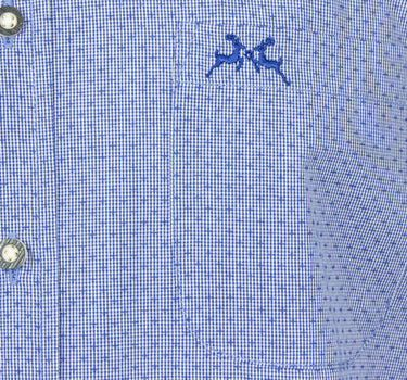 MADDOX Trachtenhemd mit Kentkragen "Milo" - Hemd 40 | Blau