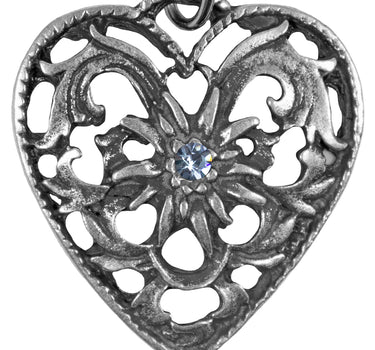 Charivari Kette mit Herz - Hellblau