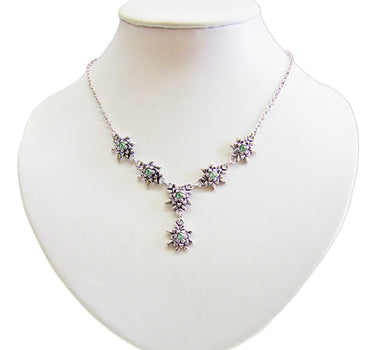 LUISIA® Edelweiß Collier Emilia mit Kristallen von Swarovski® - Peridot / Apfelgrün