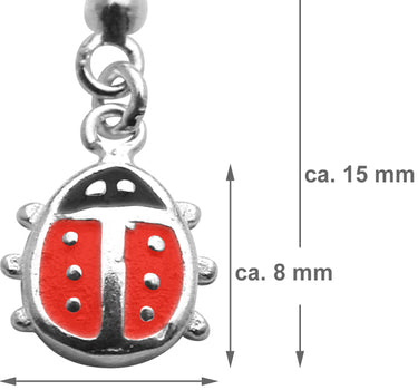 LUISIA Ohrhänger Marienkäfer - 925 Sterling Silber