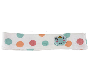 BONDI Stirnband "Froschkönig" 86578 - Weiß | Baby Mädchen Bandana