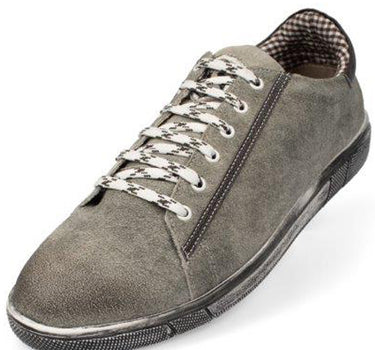 MADDOX Trachtenschuhe Sneaker "Siegfried" für Herren | Steingrau