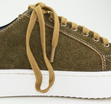 Maddox Herren Leder Sneaker Grannos - Trachten Schuhe Moor Braun