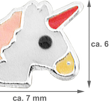 LUISIA Ohrstecker Einhorn Unicorn - 925 Sterling Silber