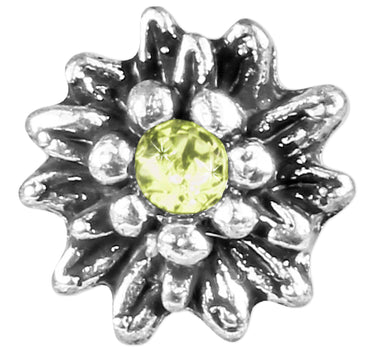 LUISIA® Edelweiß Ohrringe Marla mit Kristallen von Swarovski® - Hellgrün