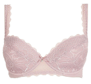 Nina von C. Push Up BH mit Spitze | Mauve Flieder