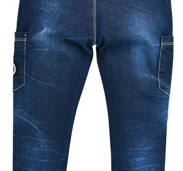 BONDI Lange Jeans "Traktor" für Jungen 33110 | Blau