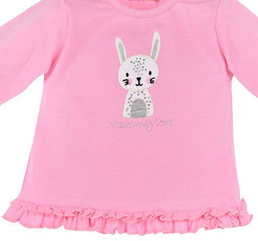 BONDI Baby Langarmshirt "Mommy love" 93631 | Rosa