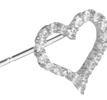 LUISIA Ohrstecker "Herzen" mit Zirkonia YG03629  925 Sterling Silber