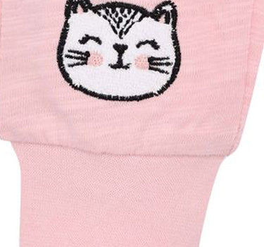 BONDI Baby Laufhose "Kätzchen" 93703 - Apricot / Schwarz | Jogginghose