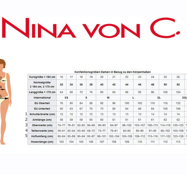 Nina von C. Minislip mit Spitze 4050880 | Burgund