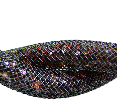 Stardust Statement Halskette zweireihig gedreht Dunkelbraun