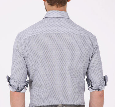 Krüger Herren Trachtenhemd "Rune" mit Hirschstickerei 901331 - Blau