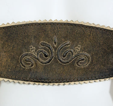 MADDOX Kinder Kniebund Lederhose "Rotwand" mit Träger | Antik Ziller