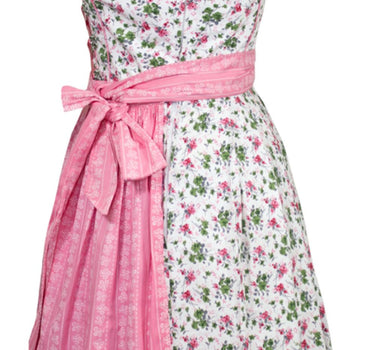 MADDOX Dirndl "Alpach" Traditionell | Creme Rosé 55 cm