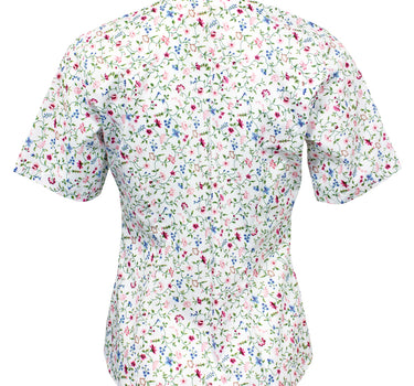 Pierre Marcel Damen Trachtenbluse Viola mit Blumenmuster - Creme