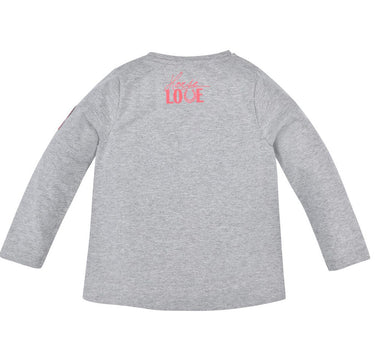 BONDI Langarmshirt "Pferdekopf" 36185 | Grau