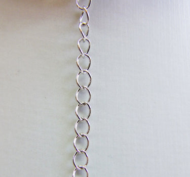 LUISIA Halskette Valentina Reh mit Kristallen von Swarovski - Hellblau