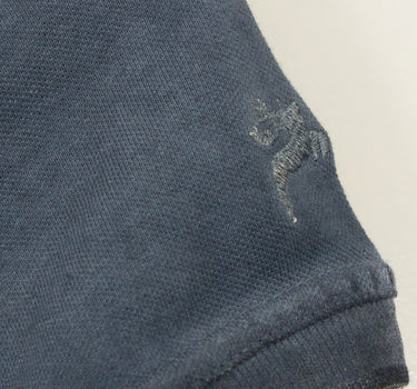 Isar-Trachten Kinder Poloshirt "Kilian" im Used Look | Jeansblau