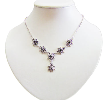 LUISIA Edelweiß Collier Emilia mit Kristallen von Swarovski - Jet / Schwarz