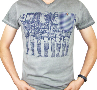 Krüger BUAM T-Shirt Krachlederne - Grau