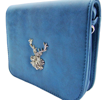 Trachten Handtasche "Kara" mit Hirsch | Blau