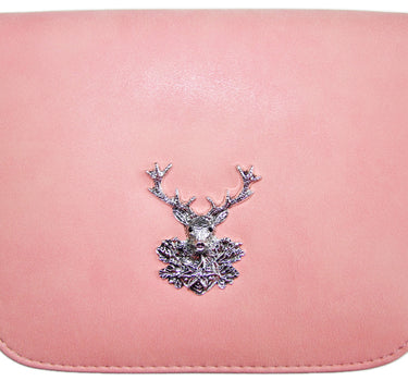 Trachten Handtasche "Kara" mit Hirsch | Rosé